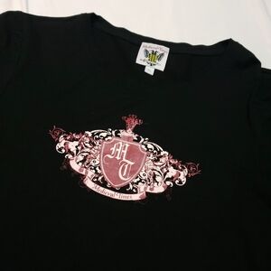 Medievil Times Black Long Sleeve Tee with Crest